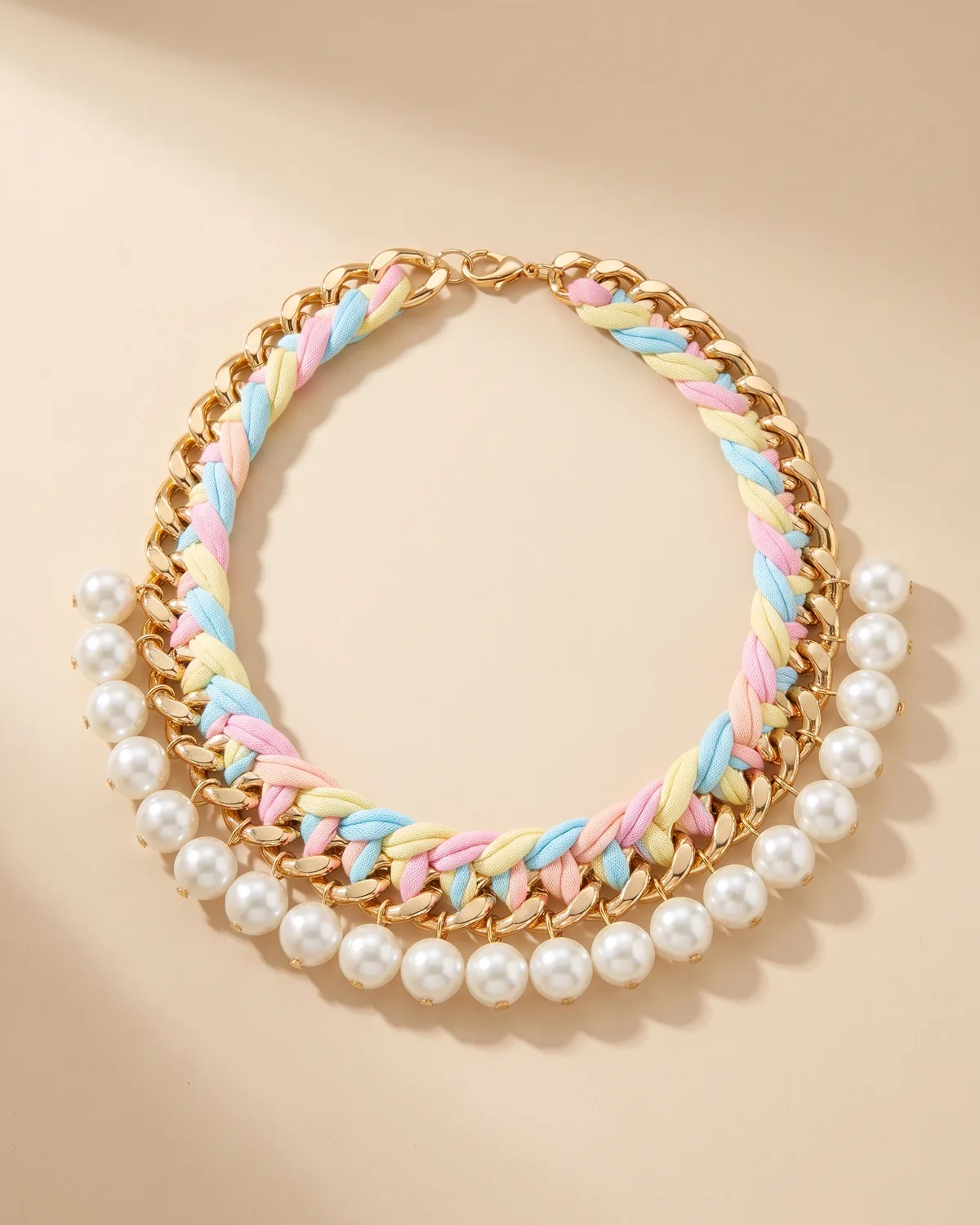 Cotton Candy Choker, another view